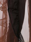 tulle full length high waist skirt