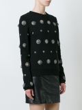 lion head studded sweatshirt