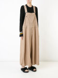 denim lace-up dungarees