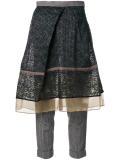 skirt layer trousers