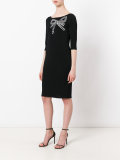 sequin bow dress