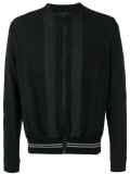 stripe detail bomber