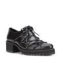 elasticated lace-up shoes