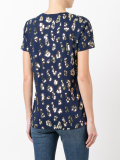 sequin leopard print T-shirt 