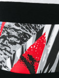 printed trim polo shirt 