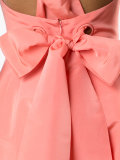 cross grosgrain back dress