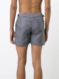 geometric print swim shorts