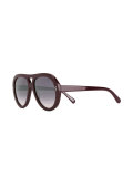 rounded aviator sunglasses