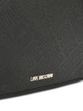 logo embossed shoulder bag