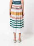 knitted zigzag skirt 