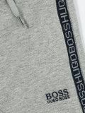 logo trim shorts