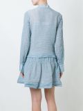 crinkled striped dress 