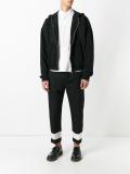 contrast stripe cropped pants 