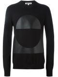 half circle patch jumper 