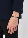 diamond fleur-de-lis string bracelet