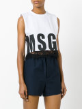 lace trim crop top
