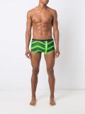 printed swimming trunks