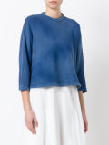 faded effect sweatshirt 