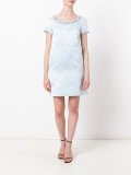 floral jacquard dress
