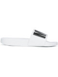 logo print flip flops 