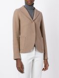 single breasted fitted jacket
