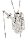 vampire heart pendant necklace 