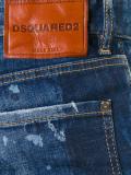 Slim bleached effect jeans
