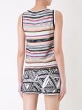 striped knitted tank