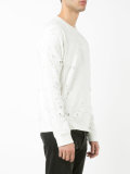 distressed sweatshirt