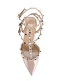 Valentino Garavani Rockstud Noir ankle strap pumps