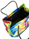 wavy print tote