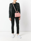 ruffle trim shoulder bag