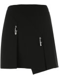 short deconstructed pin detail skirt 