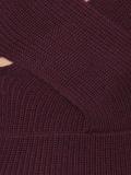 cut-off detailing V-neck blouse