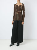 panelled blouse