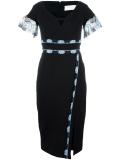 cady lace band midi dress