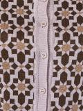 patterned buttoned cardigan