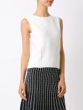 round neck knit blouse