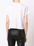 cropped short sleeve T-shirt