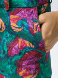 abstract print skinny trousers