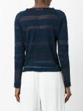 striped fitted jumper
