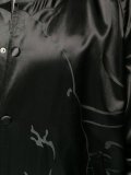 panther motif bomber jacket