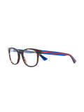 Web arm square glasses