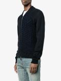 panelled bomber jacket 