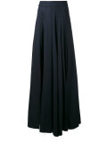 soft pleat palazzo trousers