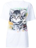 猫印花T恤