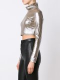 turtleneck cropped top