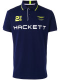 logo print polo shirt