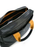 contrast handle laptop bag
