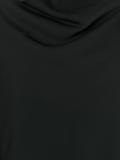 draped neck blouse